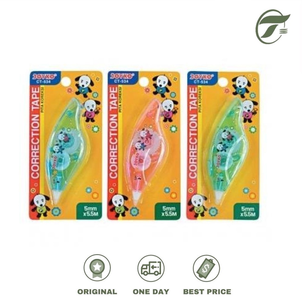 

CORRECTION TAPE CT-534 FANCY 5MM X 5.5M JOYKO