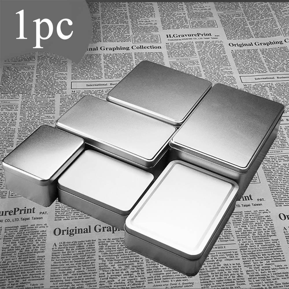 Quinton Tinplate Boxes Keys Kotak Kecil Warna Silver Metal Logam