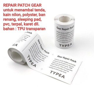 Repair patch plester lakban untuk tambal karet tenda terpal nilon plastik pvc