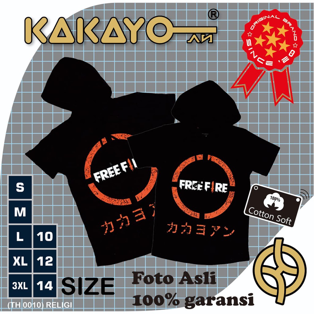 Kakayo Kids/Tshirt Hoodie Anak/Kaos/Baju/Atasan/Laki Laki/Premium/Sablon Plastisol/100%Cotton Soft