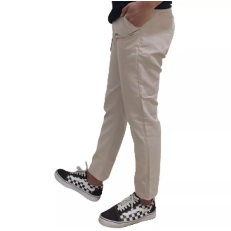 Celana panjang chino Ankle pants kerja harian formal