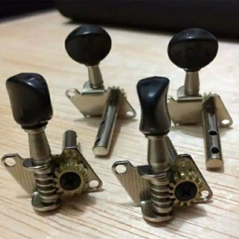 Dryer Putaran Tuning Pegs Gitar Ukulele Kentrung 1 Set (4pcs)