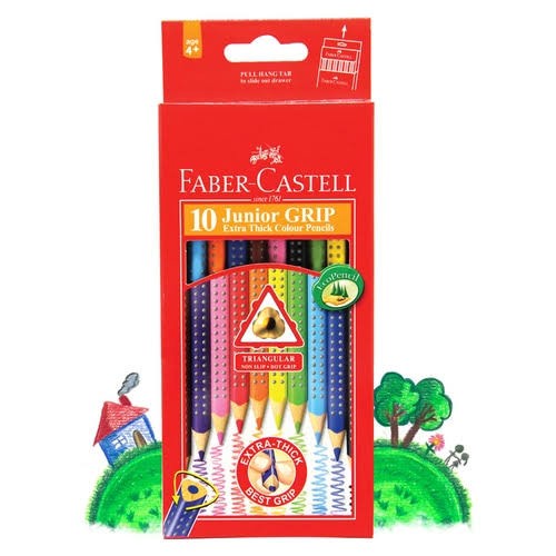

Hot Sale Faber Castell Junior Triangular Color Pencil Pensil Warna Segitiga Bagus