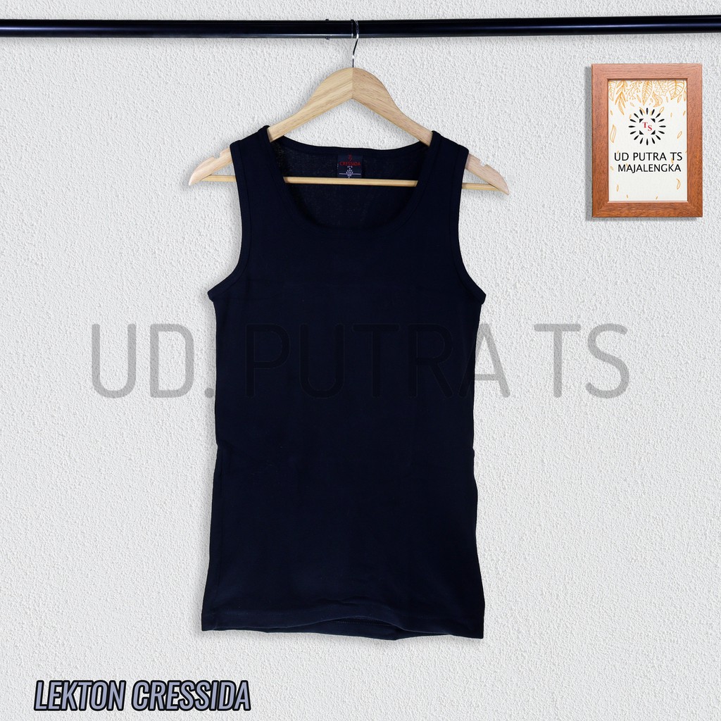 BLA309 SINGLET PRIA CRESSIDA 001 / KAOS LEKTON PRIA / KAOS DALAM PRIA - UD PUTRA TS
