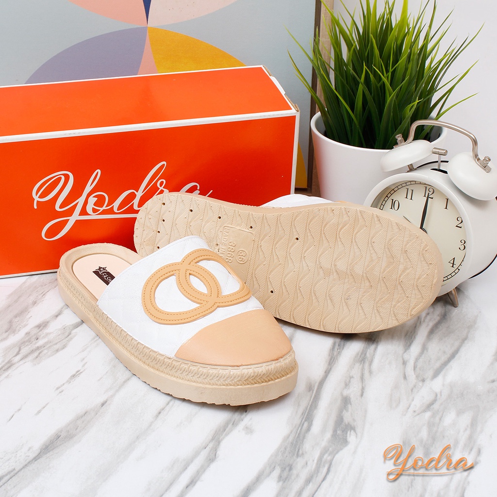 Yodra Ariyah Flat Jelly Shoes Import YDR232 Real Pict