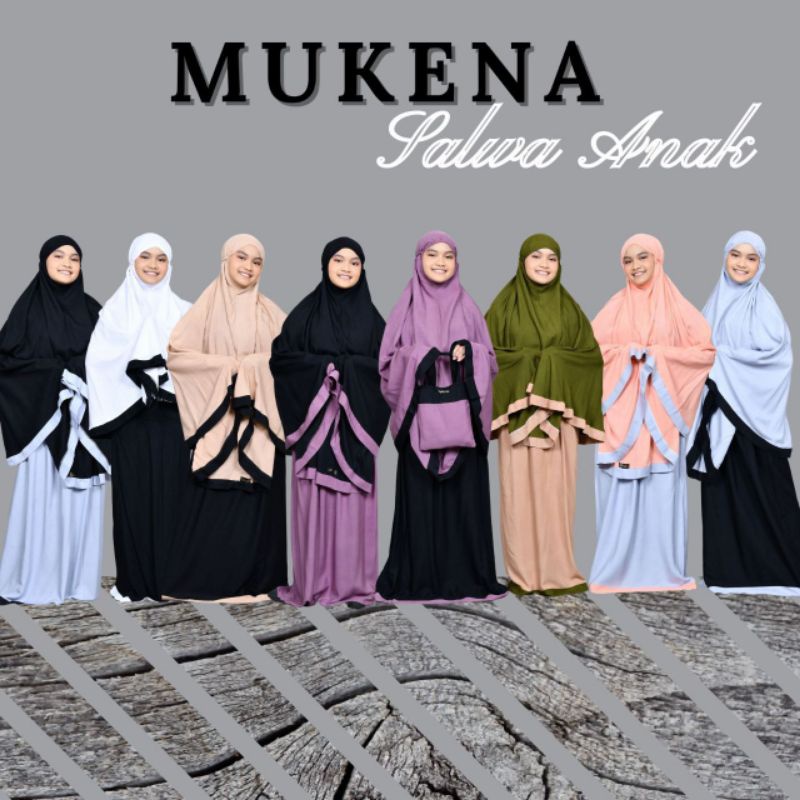 mukena anak Salwa polos