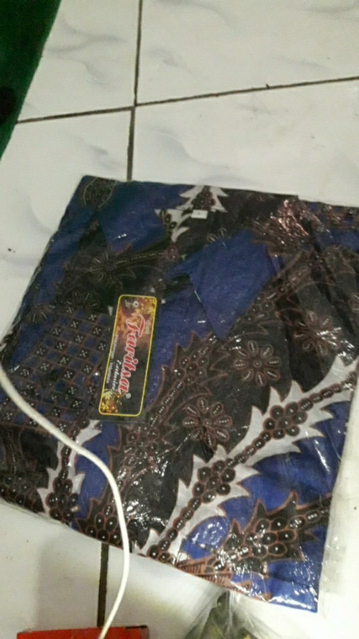 Kemeja Batik Lengan Panjang Size M L Xl Xxl Xxxl