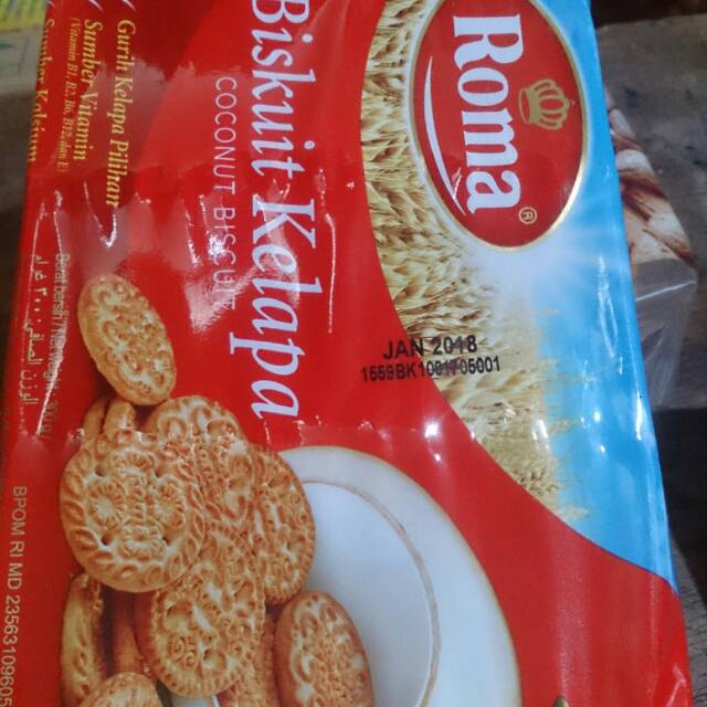 

Biskuit roma kelapa