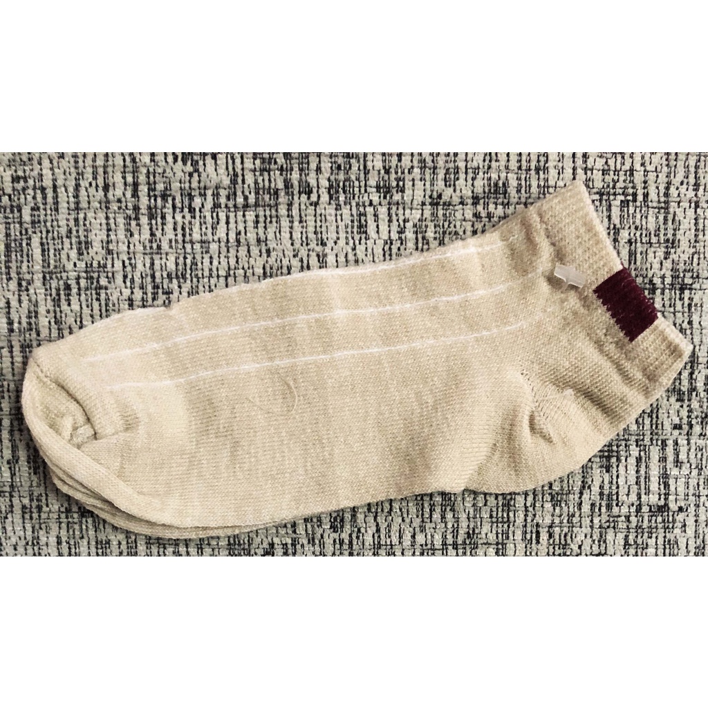 Kaos Kaki Wanita Polos Pendek Aksesoris Sepatu Murah Semata Kaki - LPM Shop-COKLAT MUDA KKI
