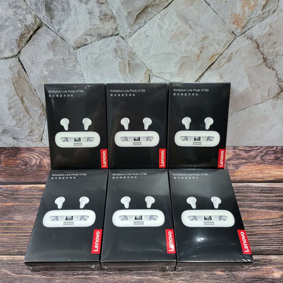 LENOVO XT95 THINKPLUS TWS EARPHONE SLIM WIRELESS BLUETOOTH ORIGINAL
