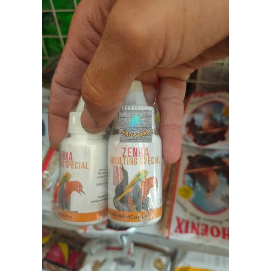 VITAMIN ZENKA MOULTING PERONTOK PENUMBUH BULU BURUNG