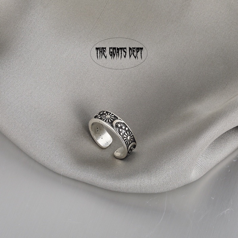 The Goats Dept - ( Special Edition ) Black Fireworks Ring Original / TGD440 Cincin Pria Wanita