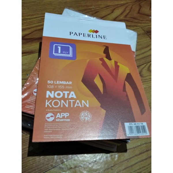 

Nota paperline nota Kontan satu ply / nota kontan 1 ply / kecil