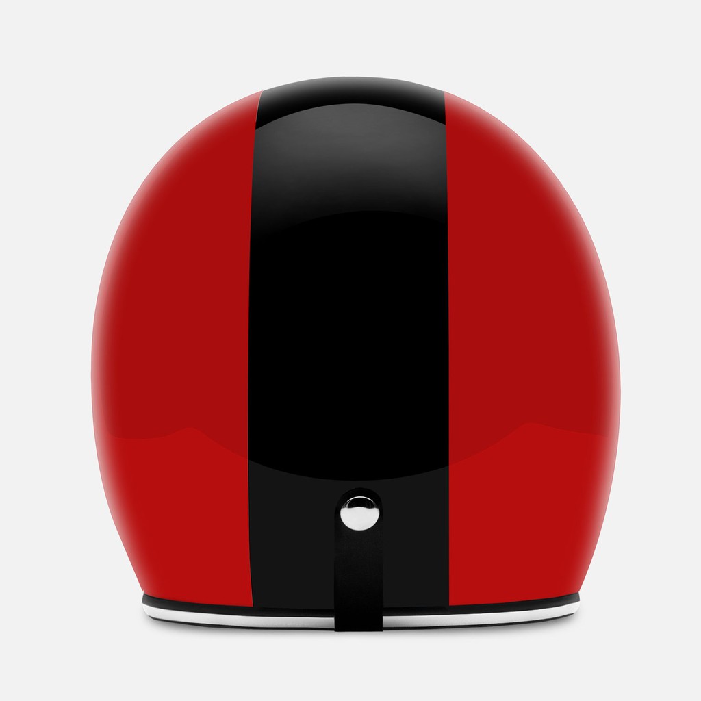 HELM RETRO ZULU VIPER RED CHROME