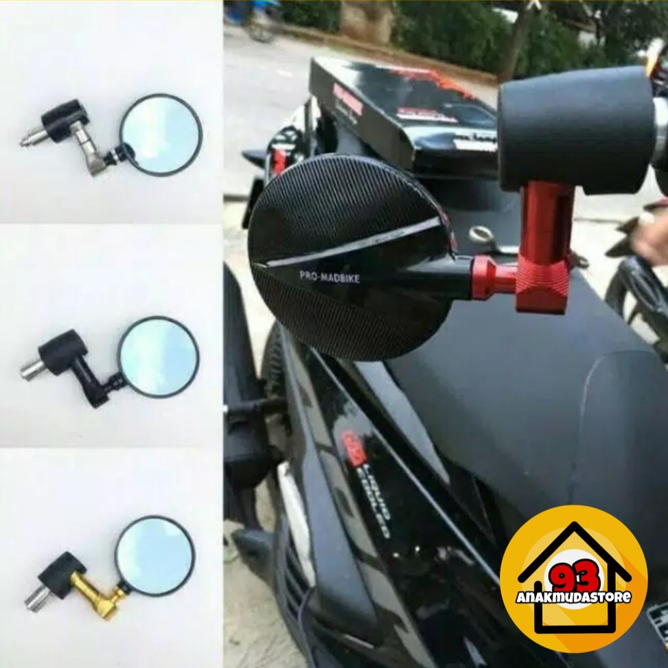 Spion Jalu Vespa Matic Bulat Cnc Variasi Motor Beat Nmax 155 Pcx