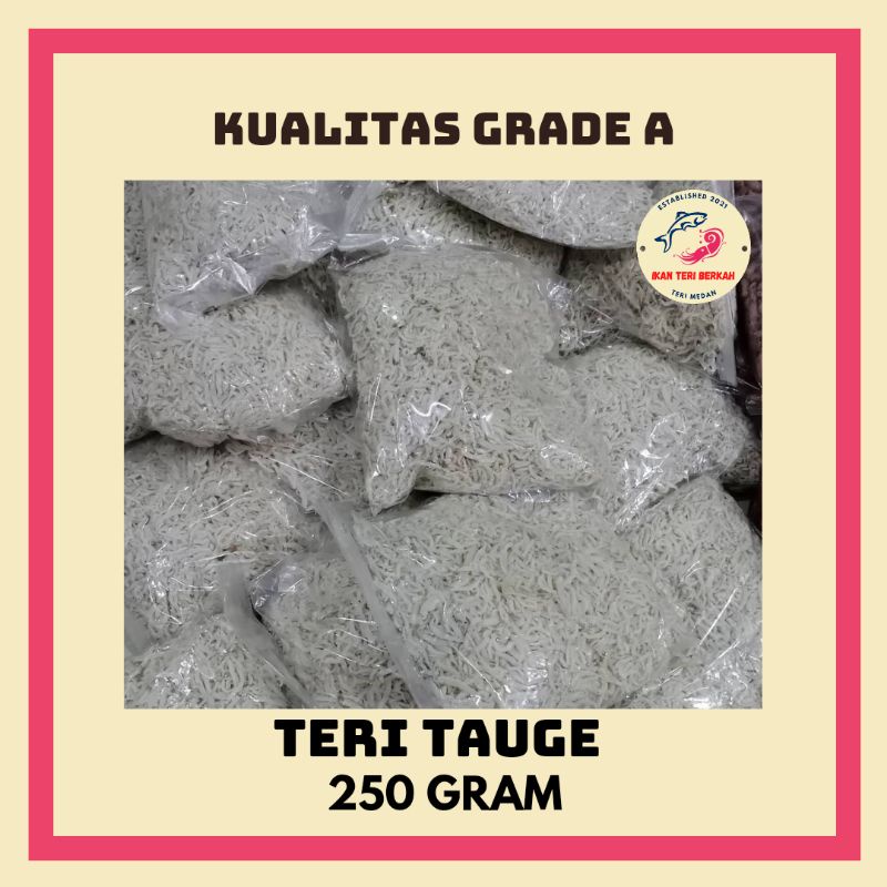 

Teri Tauge Medan 250gr / Teri Tauge Medan / Teri Bestseller