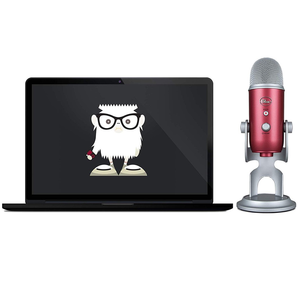 BLUE Microphones YETI USB Microphone - Steel Red Edition (New Color from Blue Yeti Microphones)