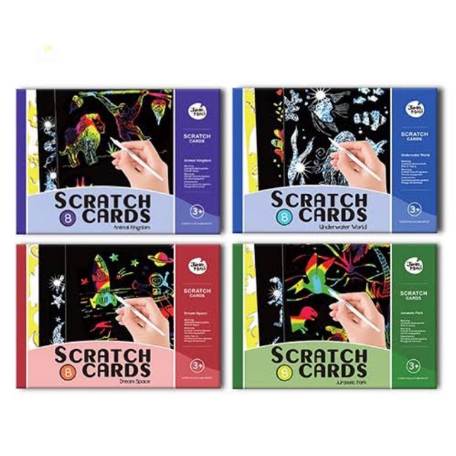 

Joan miro scratch cards art-craft - activity books