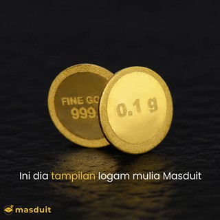 Logam Mulia 0,25 Gram | Antam | Mini Gold | Emas Mini