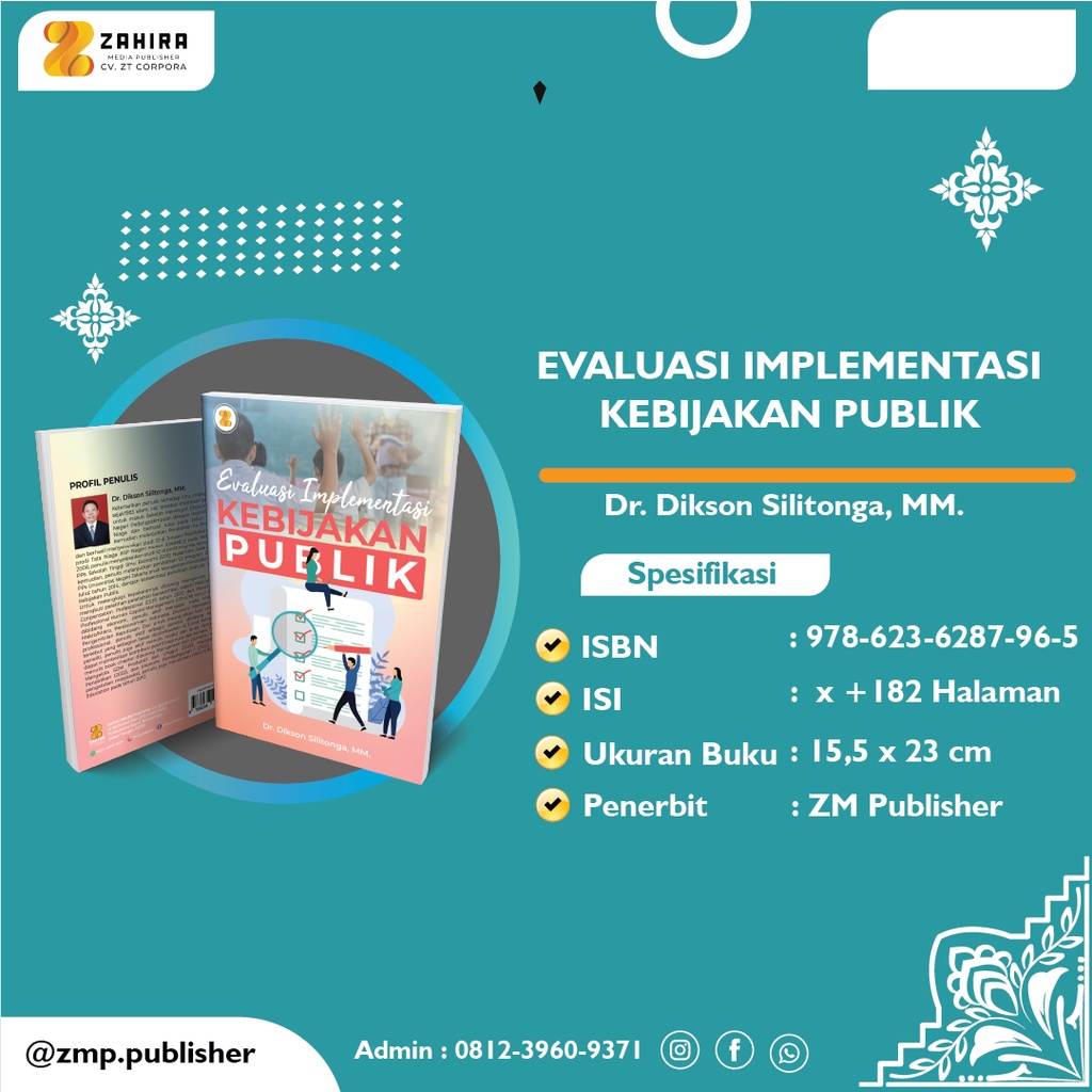 Buku Evaluasi Implementasi Kebijakan Publik