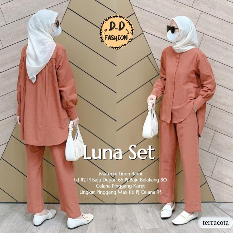 LUNA/DELISHA SET SET BAJU WANITA TERBARU