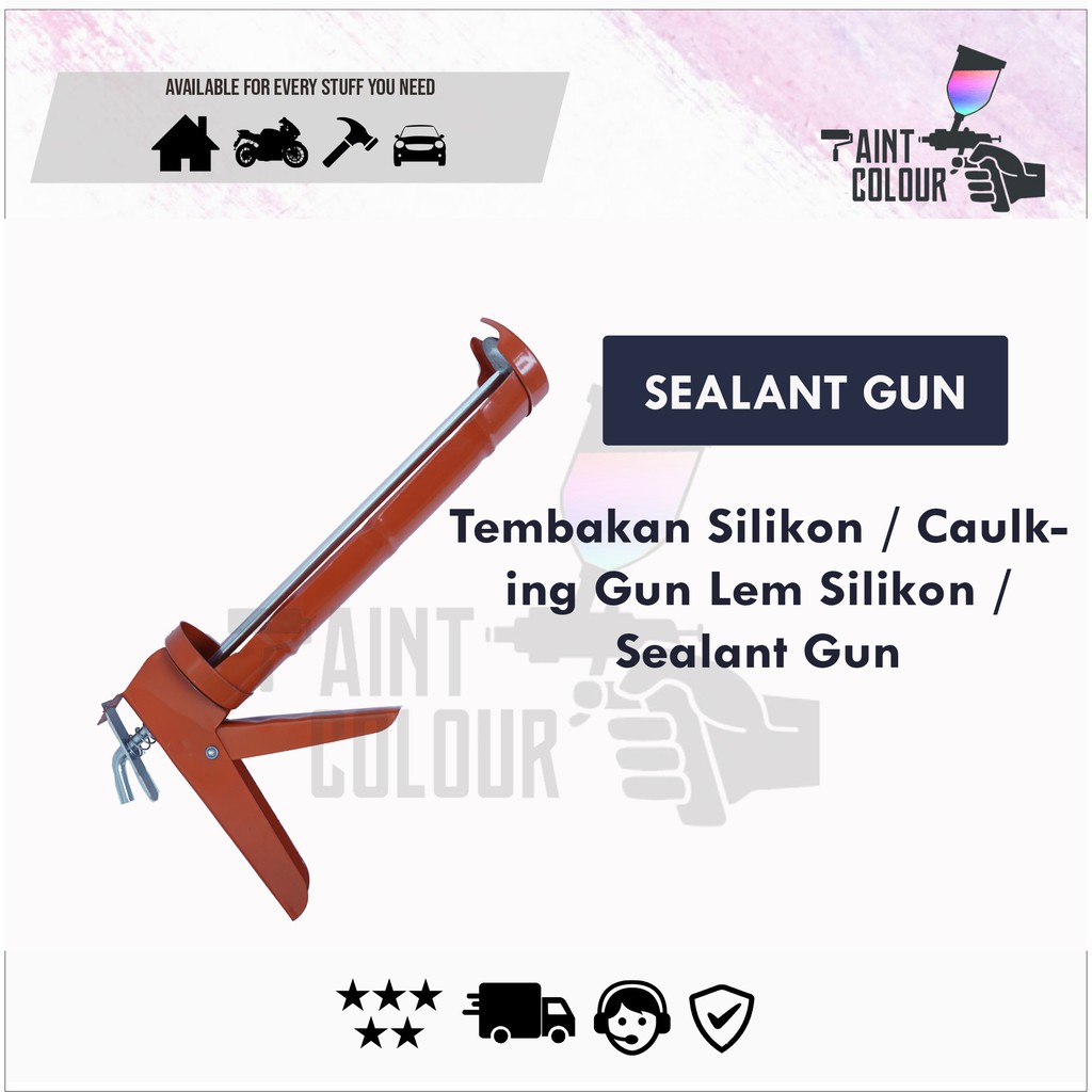 Tembakan Silikon / Caulking Gun Lem Silikon / Sealant Gun