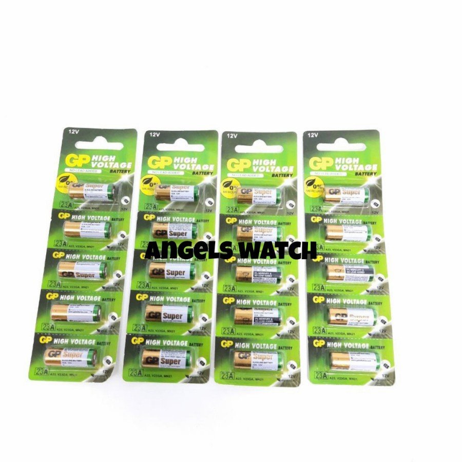 baterai gp super alkaline 23a 27a 12v GP 23A 12 Volt