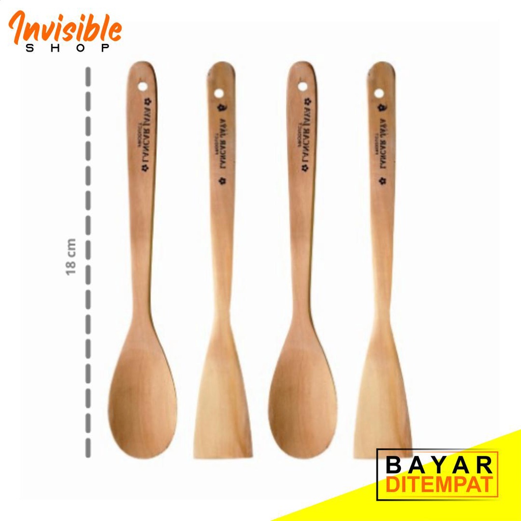 Wooden Spatula | Sutil / Irus Kayu