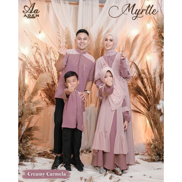 Ready ✅ Myrtle Family Series by Aden ✔️ COD ✔️ Sarimbit || Seragam Keluarga || Dress Anak