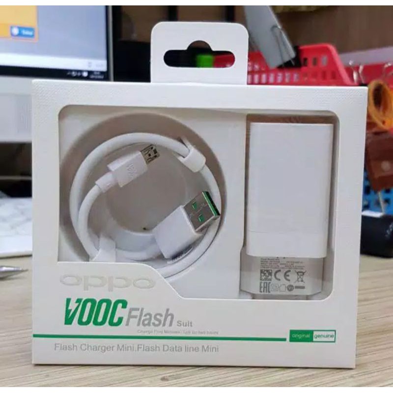 Charger OPPO VOOC 4A ORIGINAL 100% Fast Charging F1 plus F3 A5S F9 F11 pro A3S  R7 N3 FIND 7 R15 R17