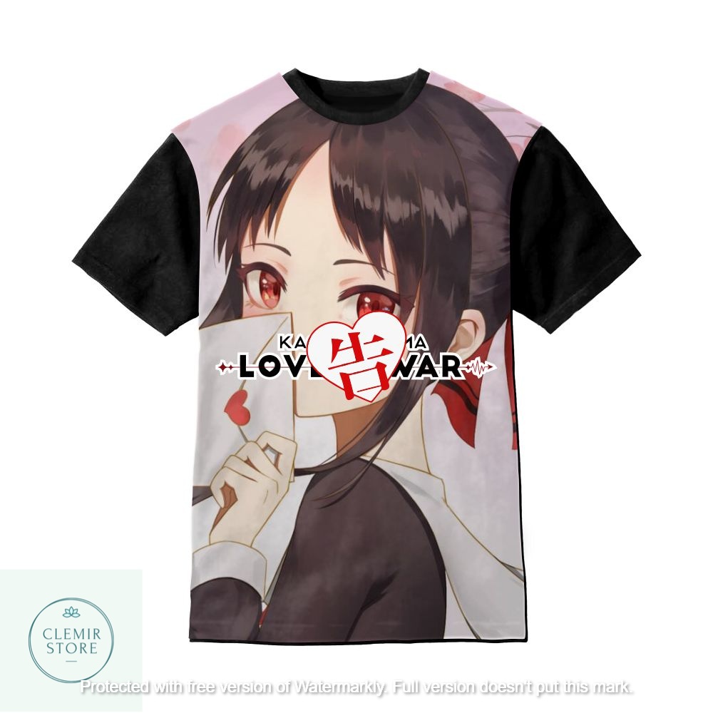 Kaos 3D Anak | Baju Sablon Printing Kaguya Shinomiya Kaguya Sama (Kaguya Sama Love Letter) Baju Jepa