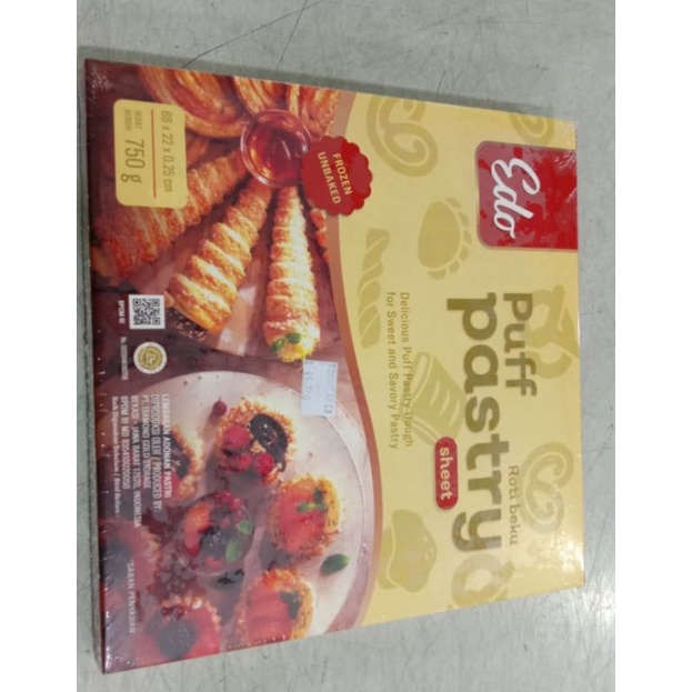 

Puff Pastry Edo 750gram