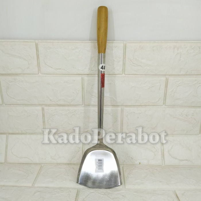 spatula masak jumbo - sendok wajan besar - spatula ciamsi gagang kayu