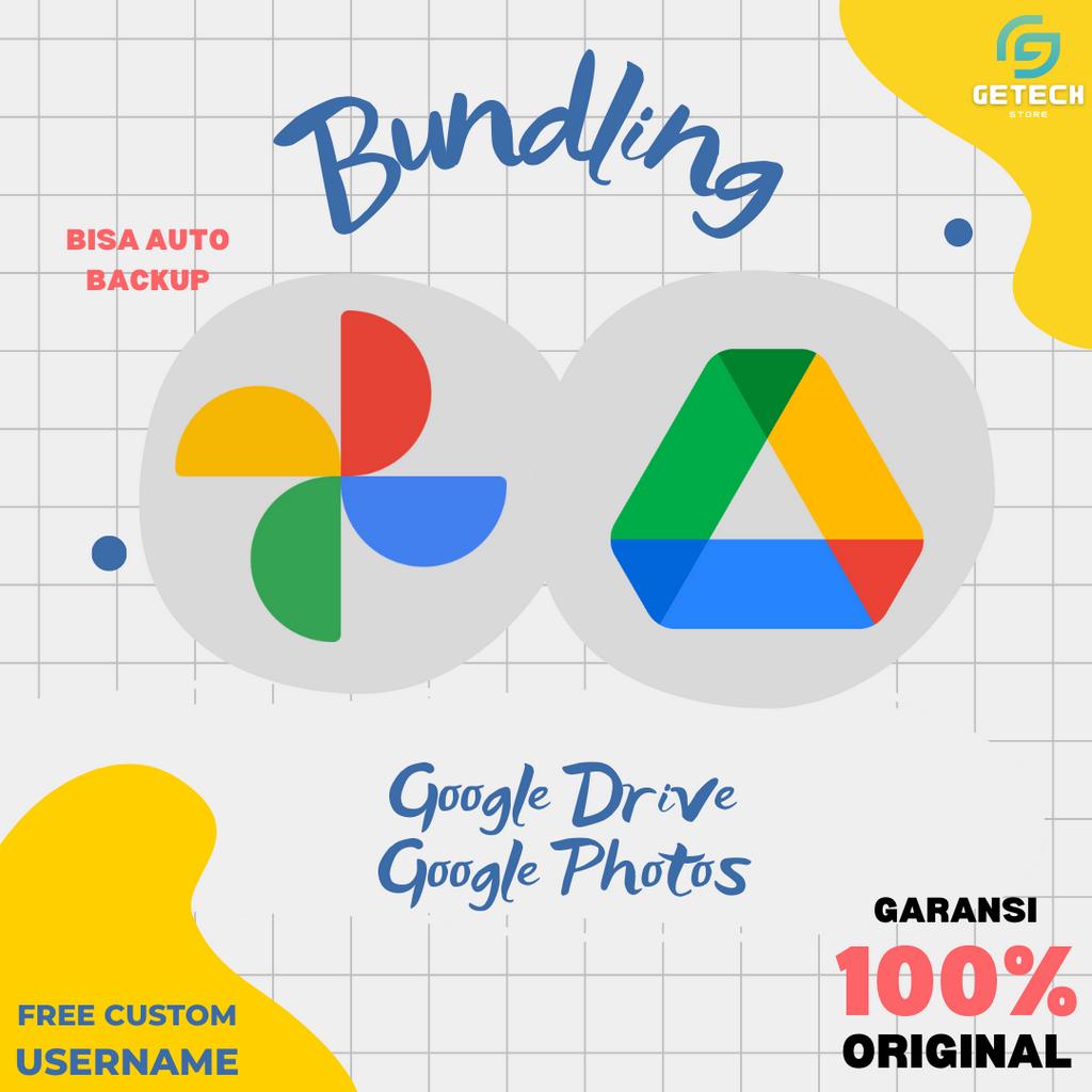 [PAKET LENGKAP]  Google Drive + Google Photos Unlimited Lifetime Bergaransi