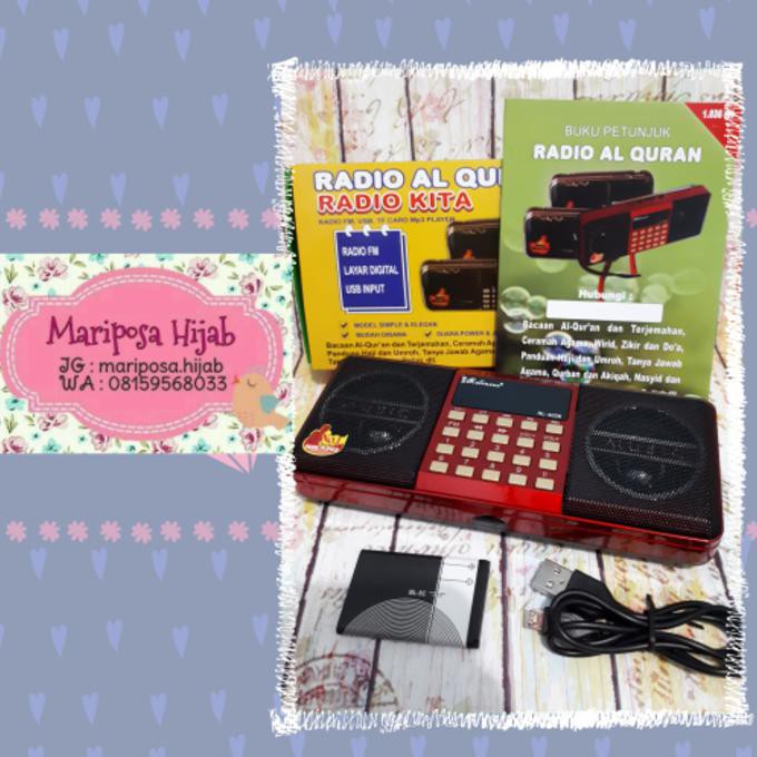 Radio Quran Speaker Al Qur'an Al-Qur'an Mp3 Player Murottal - Warna Random