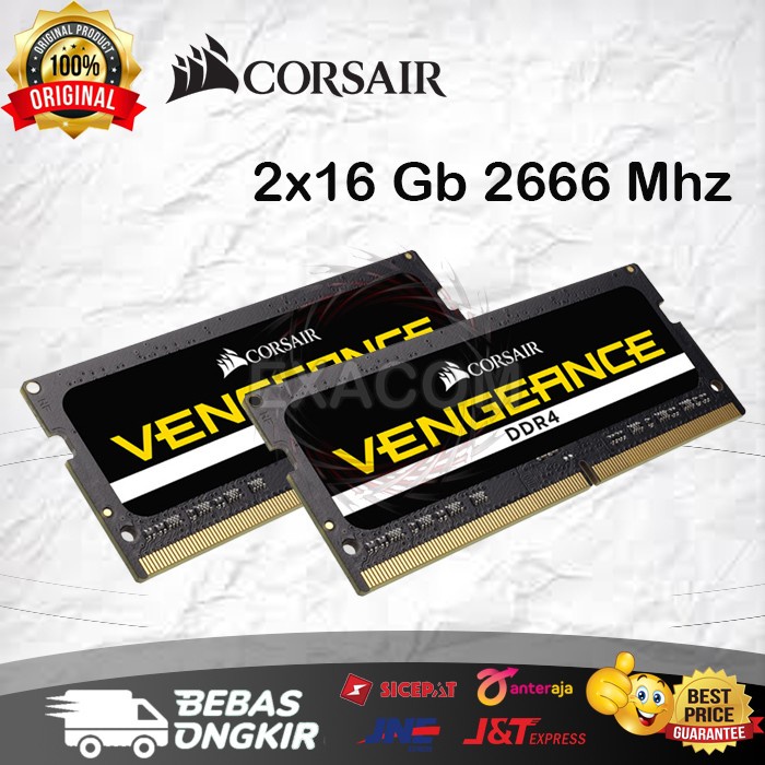 Corsair Vengeance SODIMM 32GB (2x16GB) DDR4 2666MHz C18