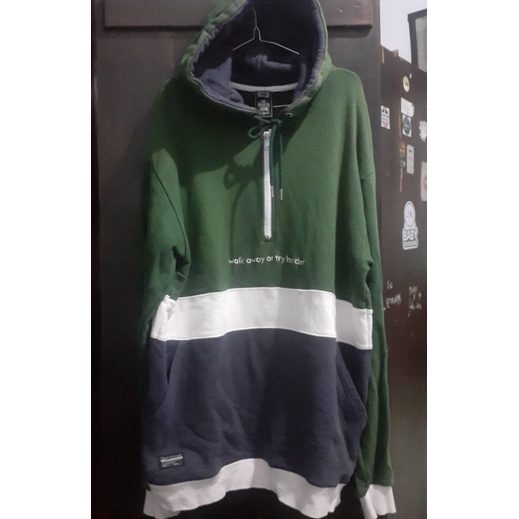 HOODIE TWN HALFZIPPER XL