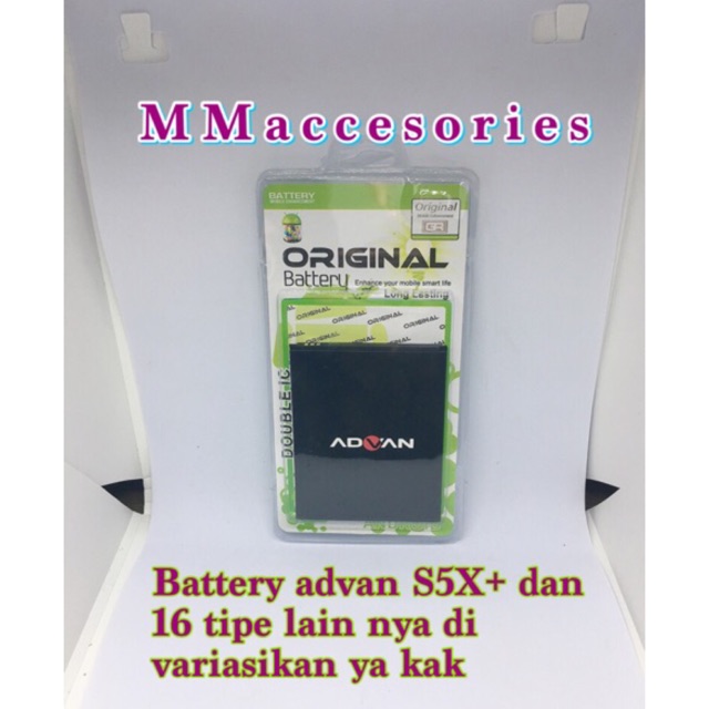 BATTERY ADVAN S5X+ DAN BATTERY ADVAN 16 TIPE LAINNYA VARIASIKAN DI BAWAH