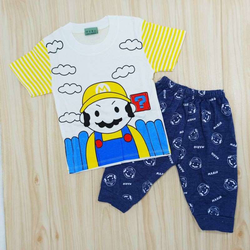 [Ss-4027] Pakaian Anak Laki-laki 0-4tahun, Baju Anak Casual Model Joger Jeans Kaos, Setelan Anak