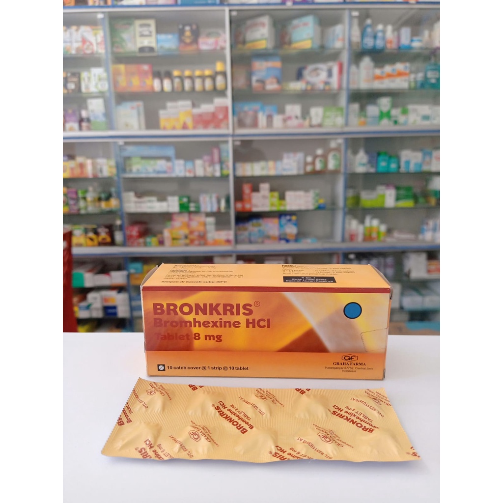 Bronkris Tablet Obat Batuk Berdahak Pengencer Dahak