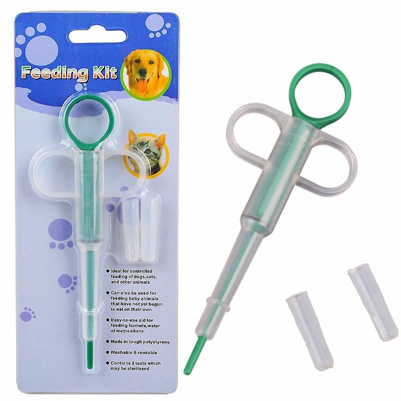 Feeding kit pelontar obat anjing kucing