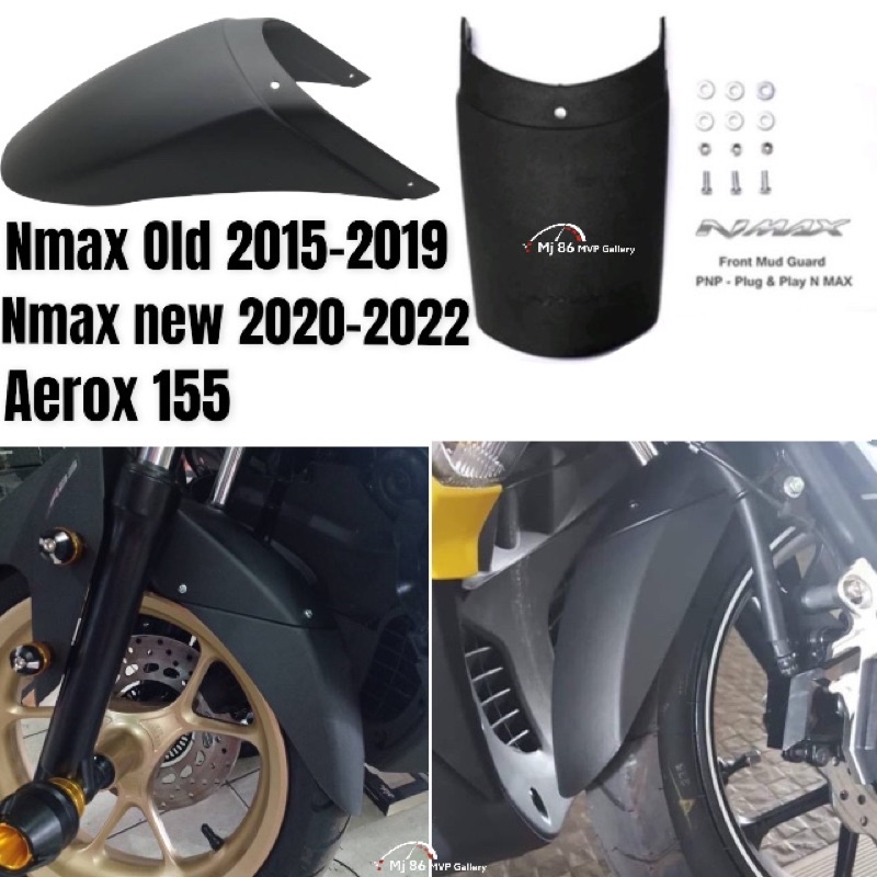 New Mud Flap Sambungan Spakbor Depan Nmax,Aerox Bahan Plastik Abs