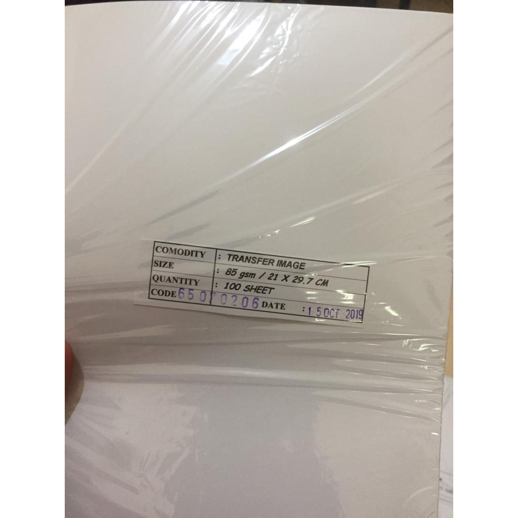 Jual Kertas Sublimasi Kertas Sublim Transfer Paper Shopee Indonesia