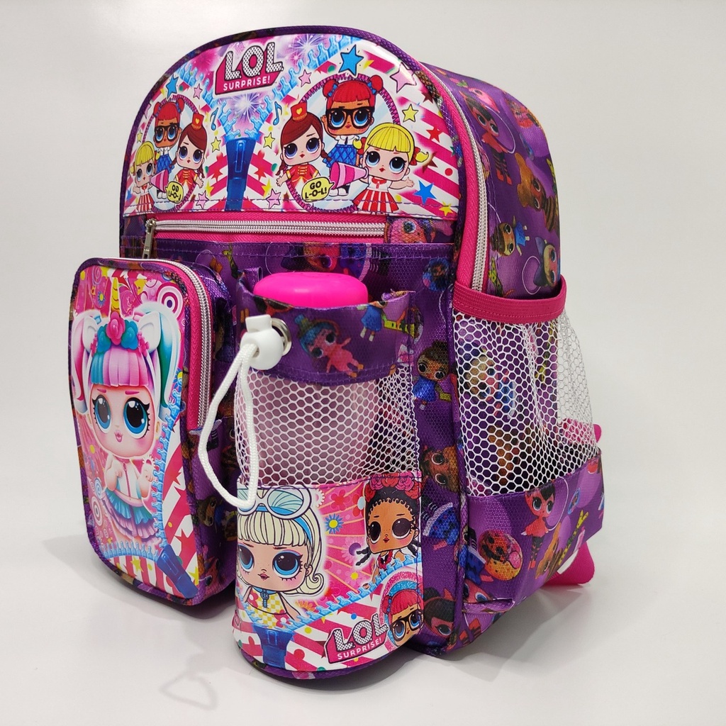 Tas Ransel Anak Sekolah LOL Kecil / Untuk TK-SD / Gratis Botol Minum / Termurah dan Kualitas Terbaik