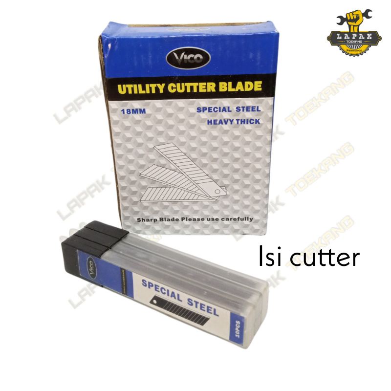 

Isi Reffil Cutter Vico Besar per 1 kotak isi 10pcs