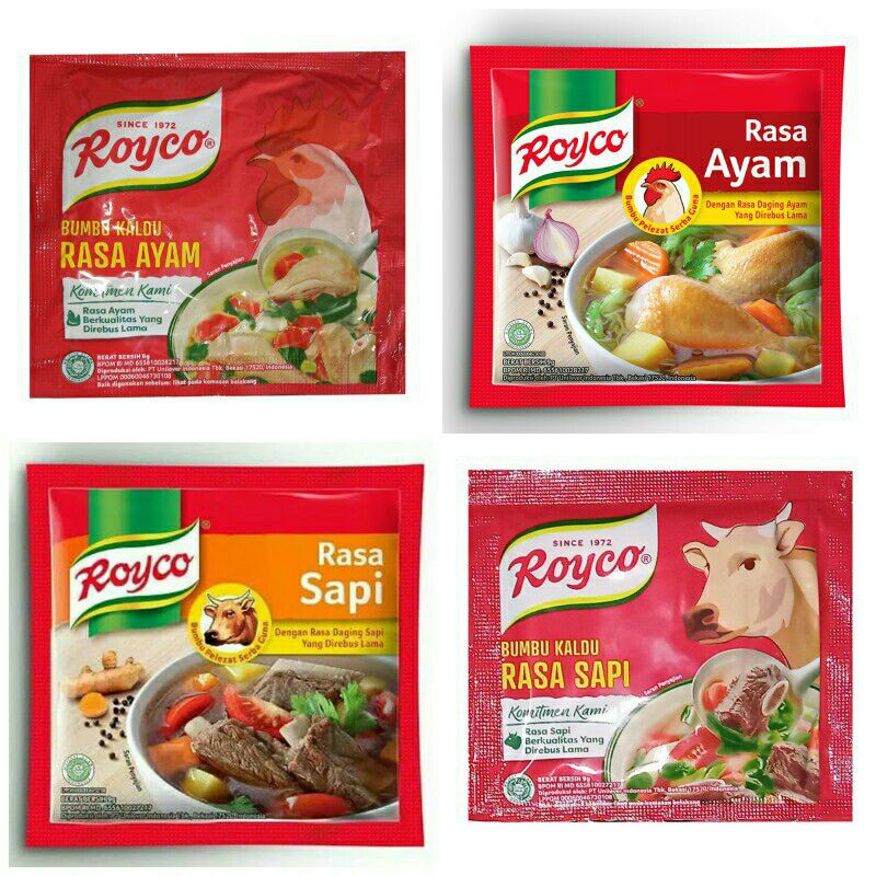 

Royco kaldu Rasa Sapi & Ayam 8 gr (1 sachet)