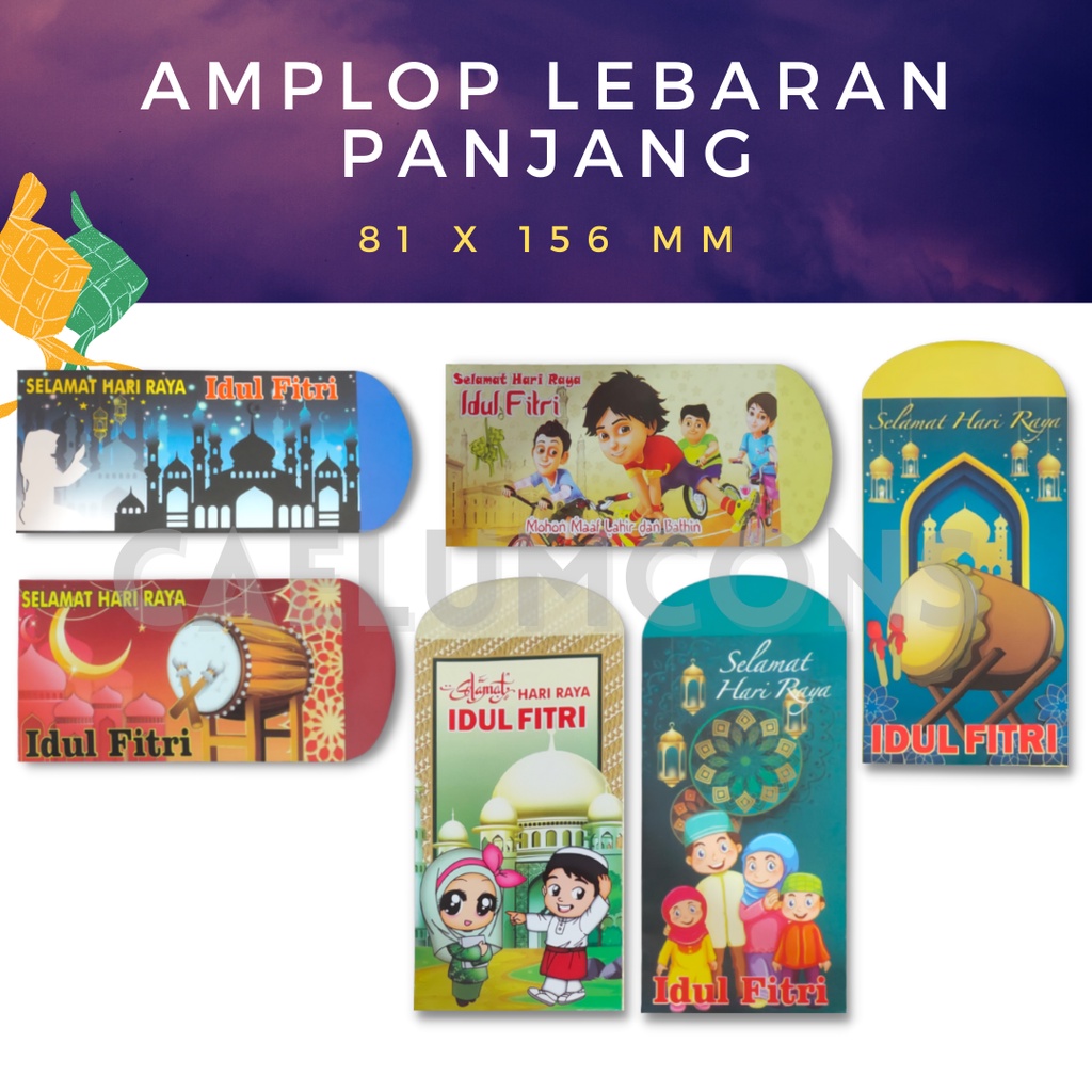 

[PROMO] Amplop Lebaran Idul Fitri PANJANG Edisi TH (8.1 x 15.6 cm)