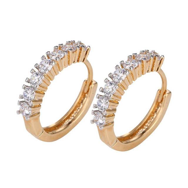 Anting xuping dewasa permata zircon mewah