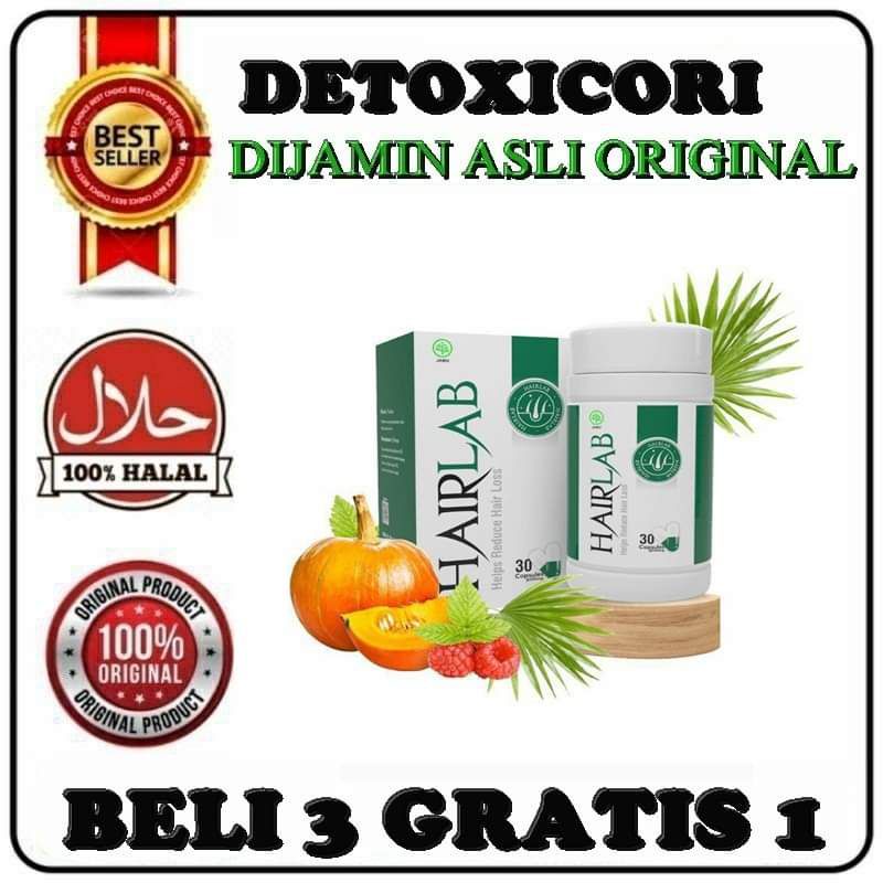 hairlab asli original 100% penumbuh rambut dari dalam