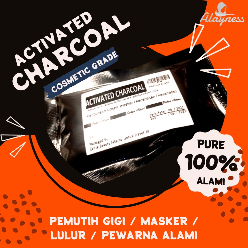 ARANG AKTIF HALUS COSMETIC GRADE / CARBON AKTIF / ARANG AKTIF / POWDER CHARCOAL / Activated Charcoal Powder / Arang Aktif serbuk / arang kelapa bubuk / pemutih gigi / masker arang / bubuk arang aktif / bubuk arang kelapa / TEETH WHITENING